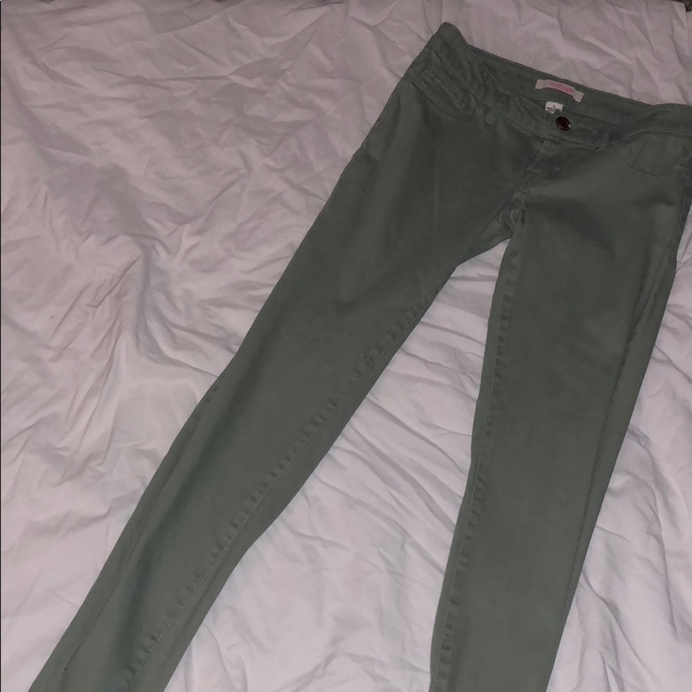 Olive Green Refuge Jeans